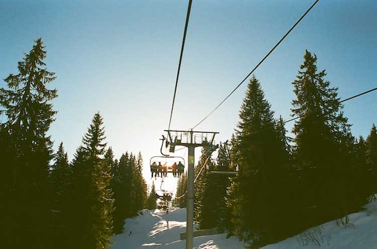 Ski dans les Alpes