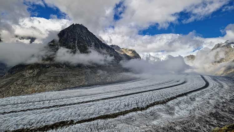 Glacier Aletsch et le train Glacier Express