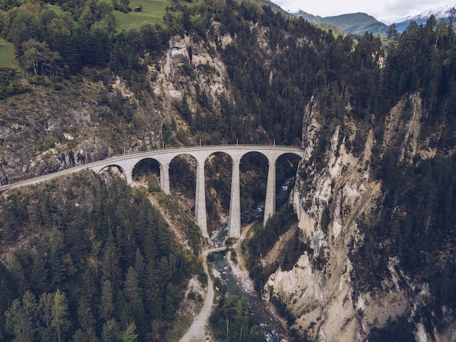 viaduc Landwasser train