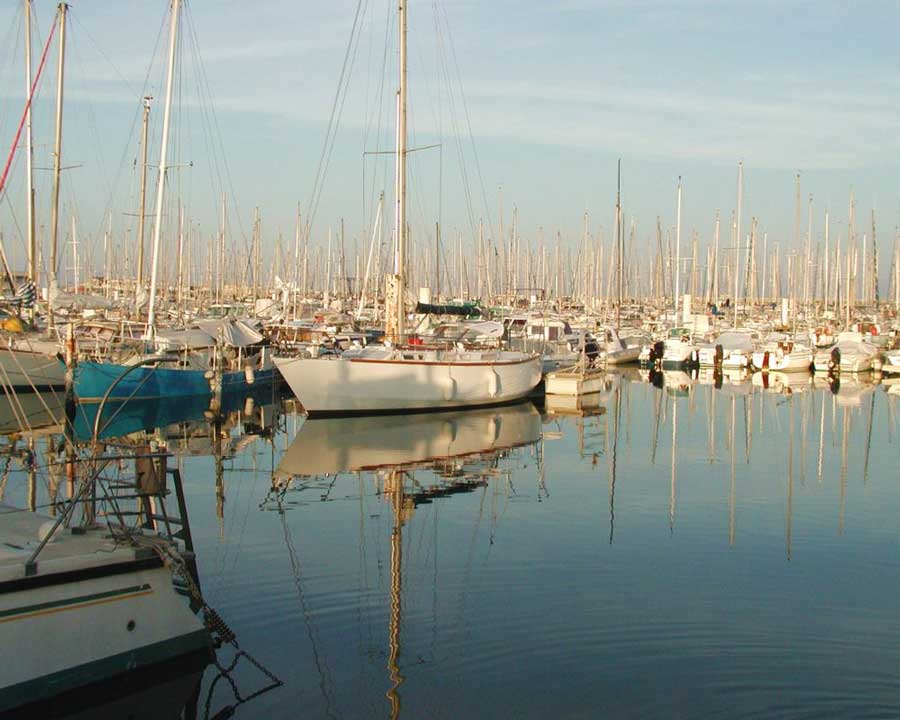 Palavas-les-Flots sur l'itinéraire Nîmes - Perpignan