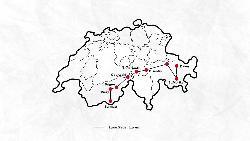Suisse : voyage en trains panoramiques