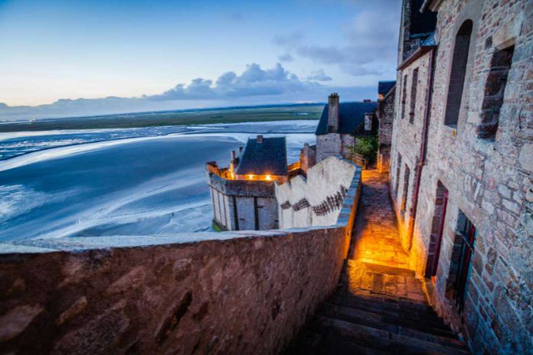 mont_saint_michel_nature journée Mont saint michel remparts