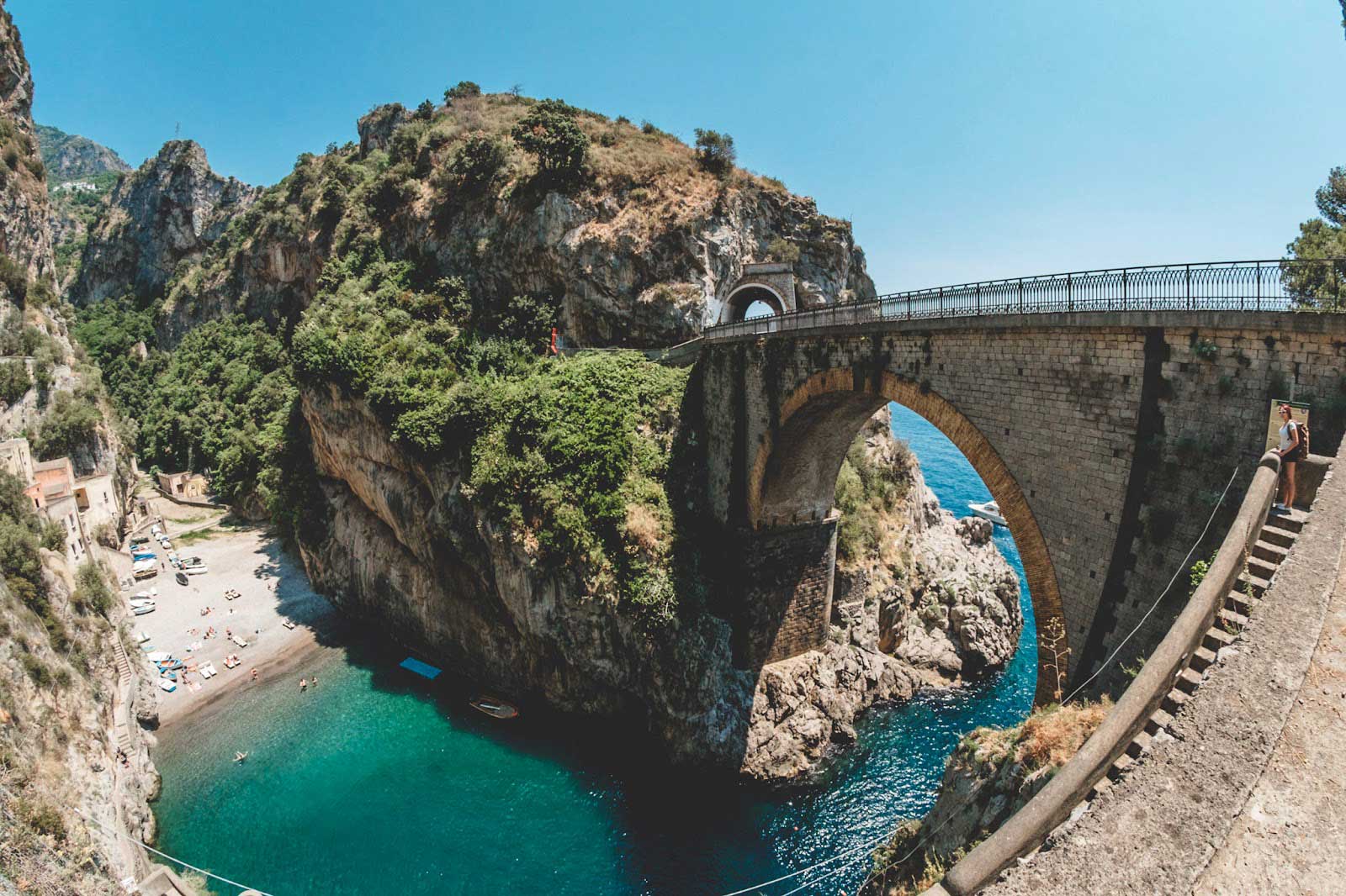 La plage de Furore