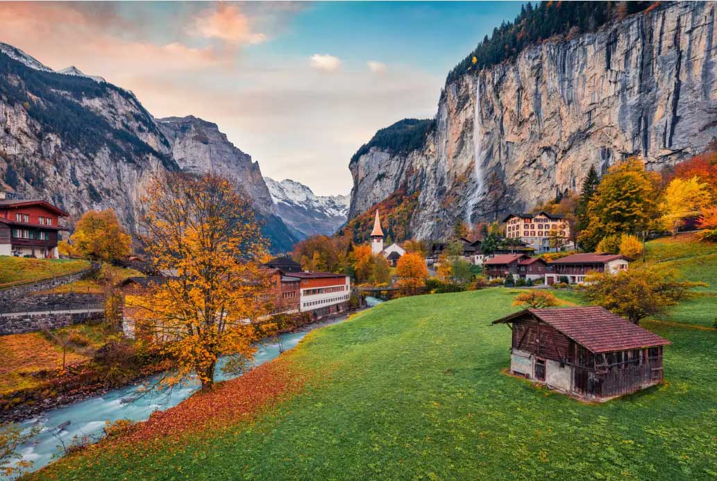 La vallée de Lauterbrunnen