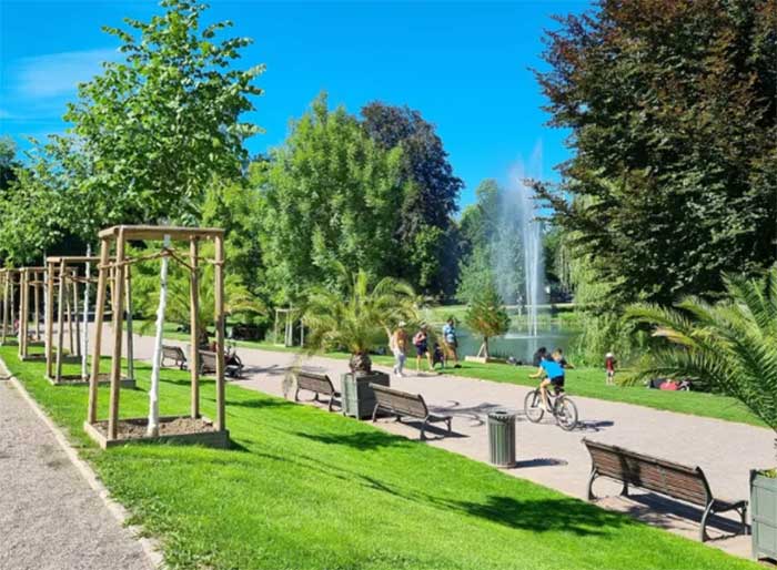 Parc de l'Orangerie à Strasbourg