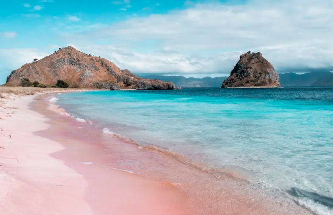 Pink Beach, Indonésie Pink Beach, Indonésie