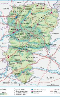 carte et plan Aisne