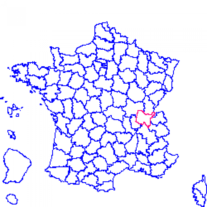 01 sur la carte de france