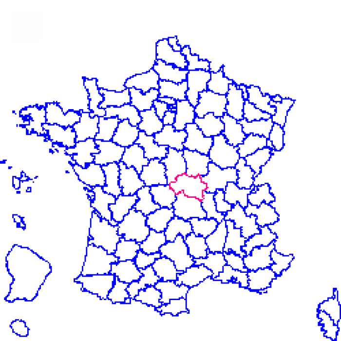 03 sur la carte de france