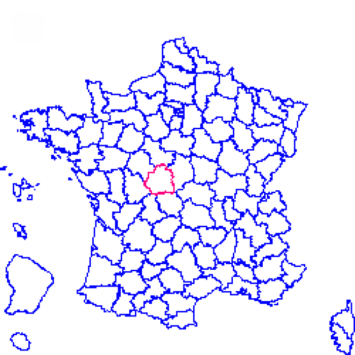 36 sur la carte de france
