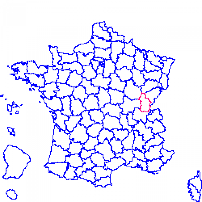 Jura sur la carte de france 39 sur la carte de france