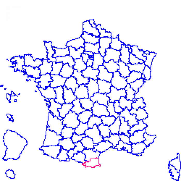 66 sur la carte de france