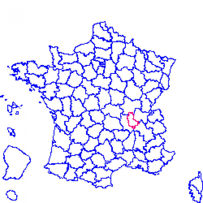 69 sur la carte de france