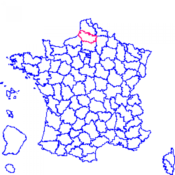 80 sur la carte de france