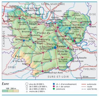 carte et plan Eure