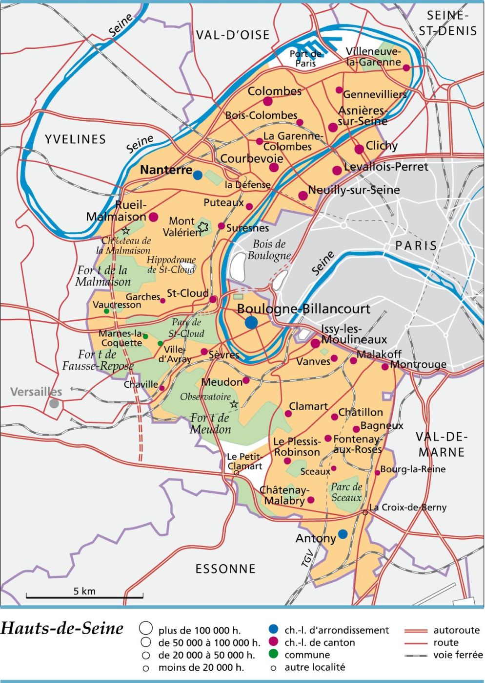carte département Hauts-de-Seine