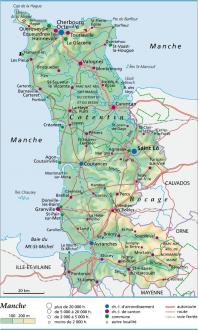 carte et plan Manche