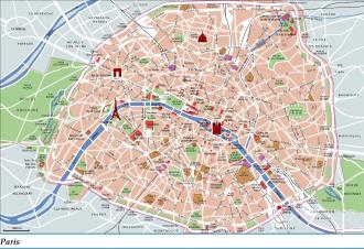 carte et plan Paris