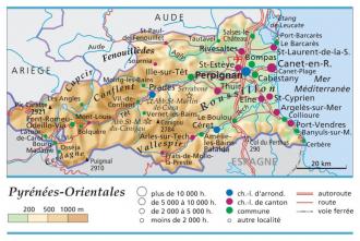 plan des pyrenees orientales