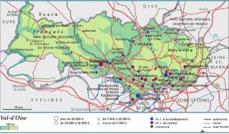 carte et plan Val-d'Oise